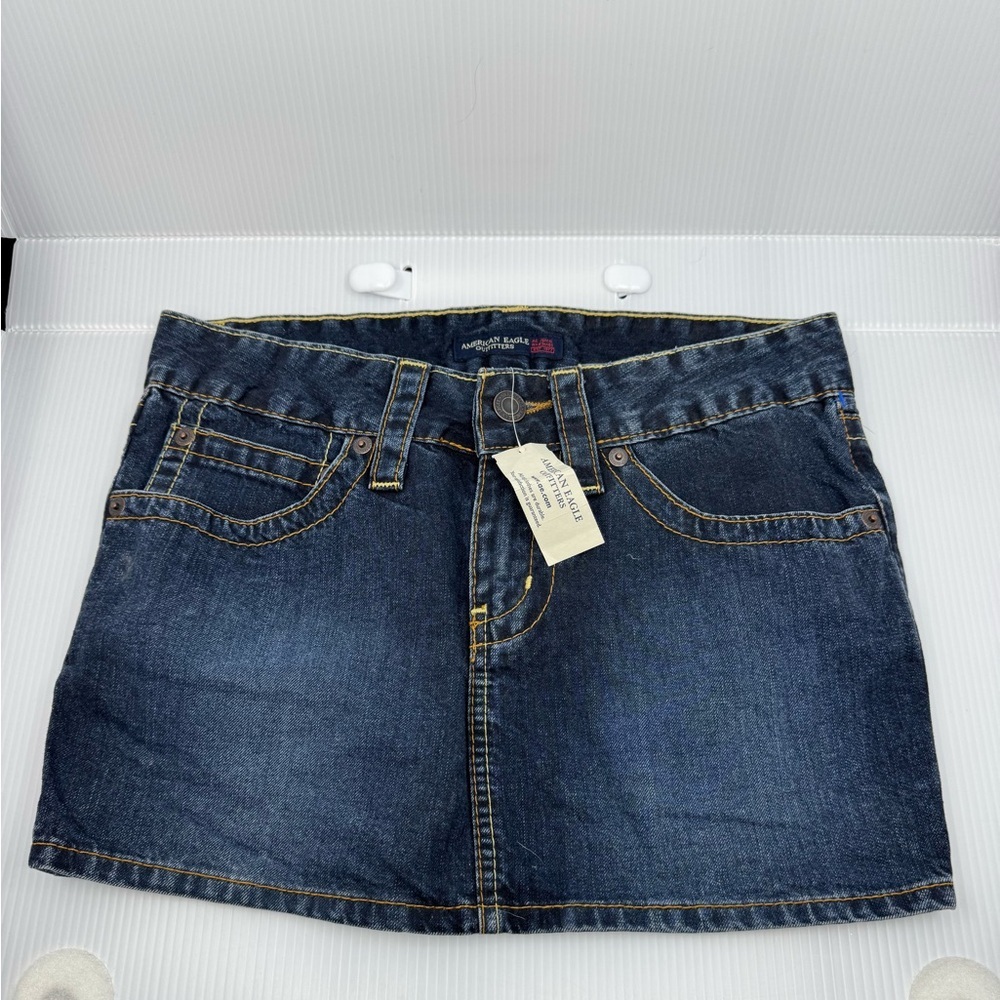 American Eagle Dark Wash Denim Skirt